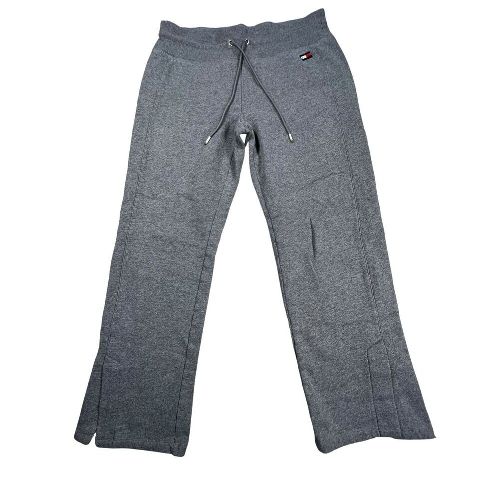 Tommy Hilfiger Sport Gray Jogger Pants Women’s Medium Fleece Lounge